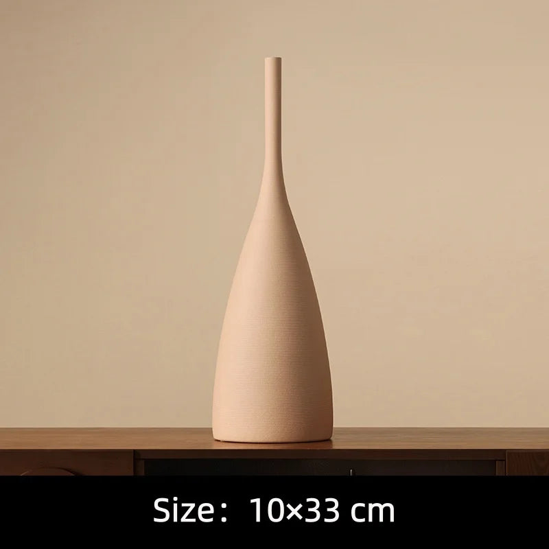 Nordic Minimalist Morandi Ceramic Vase