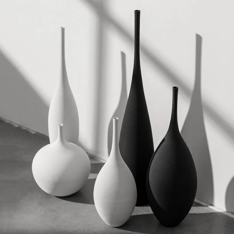 Nordic Minimalist Morandi Ceramic Vase