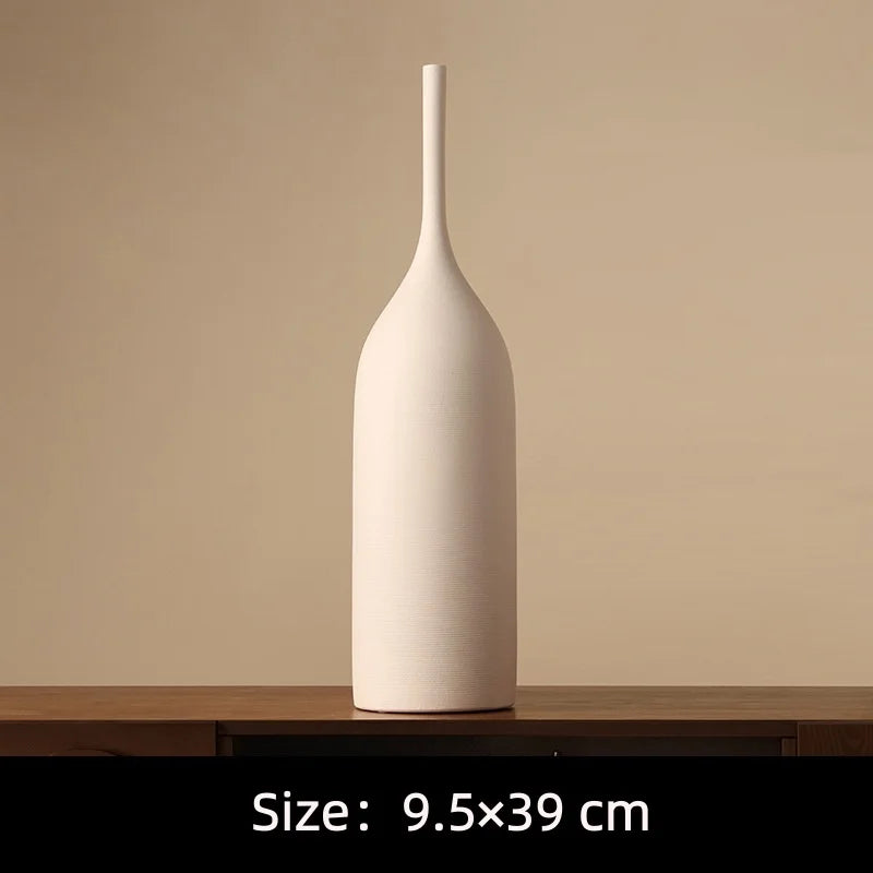 Nordic Minimalist Morandi Ceramic Vase