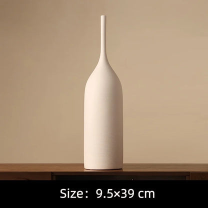 Nordic Minimalist Morandi Ceramic Vase
