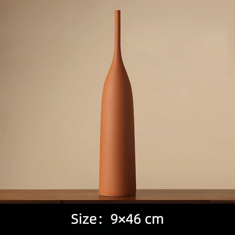 Nordic Minimalist Morandi Ceramic Vase