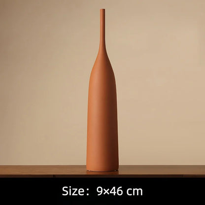 Nordic Minimalist Morandi Ceramic Vase